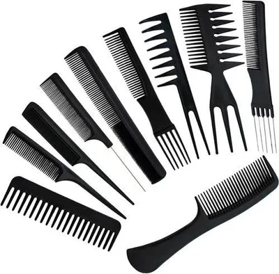 Immagine prodotto di Pettini da parrucchiere - set da 10