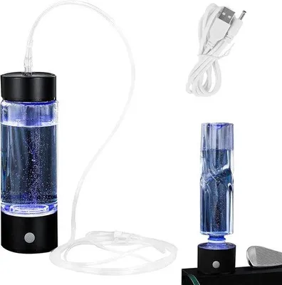 Produktbild von Famanu Wasserstoffgenerator 2-in-1 - USB-Wasserstoffflasche mit PEM- und SPE-Technologie