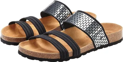 Produktbild von LASCANA Pantolette Mule, Sandale, offener Schuh, Sommerschuh, schwarz Größe 42