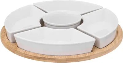Produktbild von Secret de Gourmet Snack-Tablett Set rund