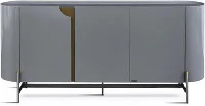 Immagine prodotto di Credenza per sala da pranzo grigia Stile Mobili di design moderno Cassettiera in legno