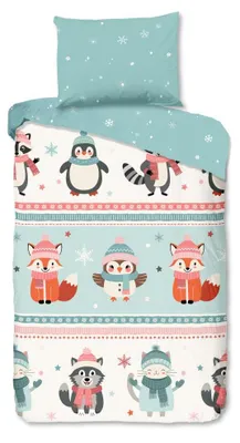 Productafbeelding van Good Morning Kinderdekbedovertrek "Turr" - Multi - (140x200 cm) - 100% Katoen