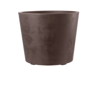 Produktbild von Kreher Technik Pflanzkübel Kunststoff Rollbar Millennium Design Braun Matt Rund Ø 59 cm H 49 cm 80 Liter Indoor & Outdoor