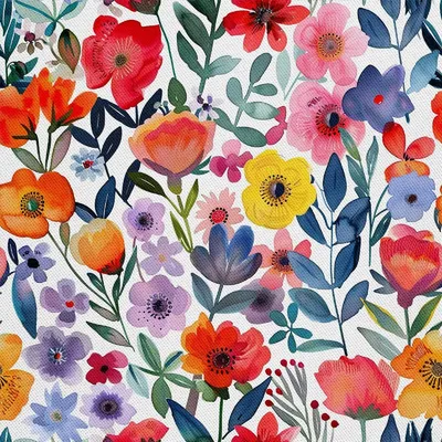 Produktbild von OUTDOOR DEKOSTOFFE OXFORD - Motiv Blumen I DX5296