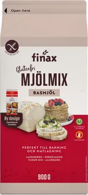 Produktbild von Finax Basmjöl Mjölmix Glutenfri 900g
