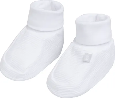 Produktbild von Baby's Only Booties Pure - Weiß - 3-6 Monate - 100% Baumwolle
