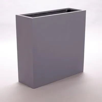 Produktbild von Elegant Einrichten | Pflanzkübel | Fiberglas | Raumteiler | rechteckig | 84x30x80cm | grau.