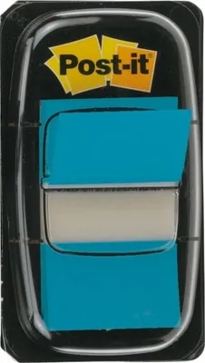 Immagine prodotto di Post-it I680-23 Index 12 dispenser da 50 strisce adesive (25,4 x 43,2 mm) turchese