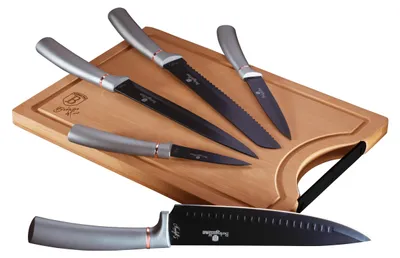 Image de Berlinger Haus set de 5 couteaux de cuisine avec planche 28136
