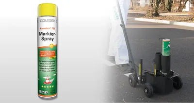 Produktbild von Jaeger 753 Kronalux Markierungsfarbe – 0,75 Liter Spray weiss