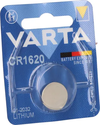 Obrázok produktu pre Varta -CR1620, Batéria na jedno použitie, CR1620, Lítium, 3 V, 1 kusov, 70 mAh
