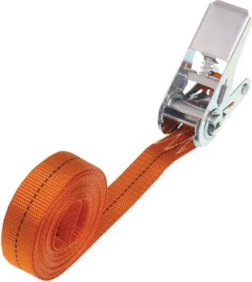 Produktbild von HILLS Spanngurt 5m 25mm 1t Automatik Zurrgurt mit Ratsche EN 12195-2 Orange Ladungssicherung einteilig