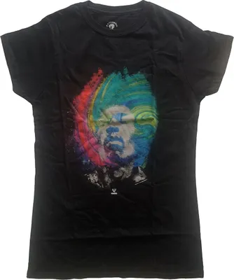 Produktbild von Jimi Hendrix Galaxy Black L Damen T-Shirt