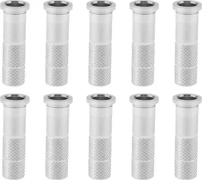 Produktbild von Aluminium Pfeilsetbasis - 30 Stück - 62 mm - Bogenschießen - Ersatzteile - Übungspfeile - Pfeilhülse - Zubehör.