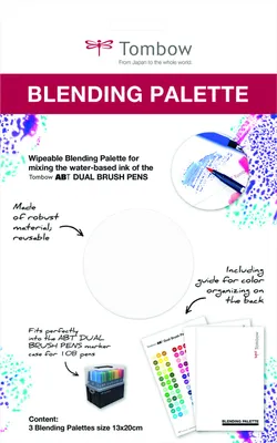 Produktbild von Tombow Tombow Blending Palette 13x20 cm 3 Stück