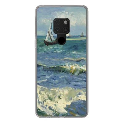 Produktbild von MuchoWow® Handyhülle Schutzhülle Hülle für Huawei P40 Lite Meereslandschaft bei Les Saintes-Maries-de-la-Mer - Vincent van Gogh Silikon Softcase Handy Hülle - Handy