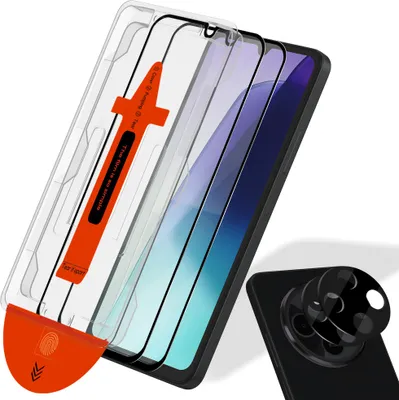 Produktbild von 2-Pack Xiaomi Redmi 14C Displayschutzfolie & 2-Pack Kameraschutz - Gehärtetes Glas | [Automatische Installation] - Blasenfrei
