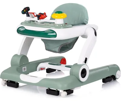 Obrázek produktu pro Chipolino chodítko Little Explorer 4 v 1 chodítko hudební zarážka kolečka zelená