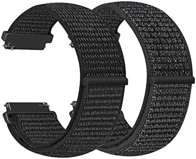 Produktbild von Vodtian 22 mm Nylon-Uhrenarmb?nder (4er-Pack) ¡ª Kompatibel mit Samsung Galaxy Watch 3 45 mm / Galaxy Watch 46 mm / Gear S3 Classic / Frontier / Garmin Vivoactive 4 ¡ª Uni-Ersatzarmb?nder (Sport Loop)