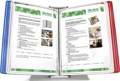 Produktbild von Tisch-Sichttafelständer 10 Tafeln Sortierung FR/UK/USA/CZ