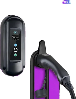Obrázek produktu pro Přenosná nabíječka EV, nastavitelný proud, funkce časovače, typ 2