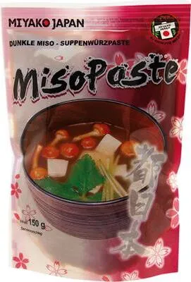 Produktbild von Miyako Miso Suppenpaste dunkel - 1 x 150 g Beutel