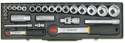 Produktbild von Proxxon  Steckschlüsselsatz 1/2 + 1/4 (27-teilig), 23020