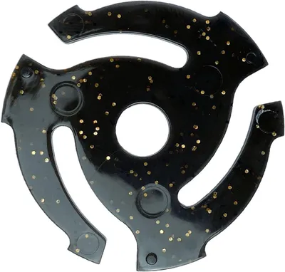Productafbeelding van Vinyl Spindel Adapter - 45 Toeren - Platen Afspelen - Stabiele Rotatie - 38mm Diameter - Zwart
