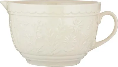 Produktbild von Teigschüssel aus Steingut, Creme, 1,9 Liter