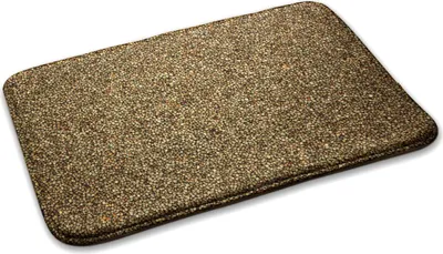 Produktbild von Teppich Wohnzimmer Schlafzimmer Modern - 90 cm x 60 cm - Hirsekorn