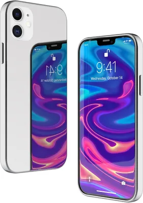 Produktbild von NALIA Spiegel Hart Glas Hülle für  iPhone 12 Mini, Mirror Schutz Case Bumper