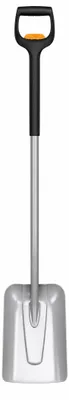 Produktbild von Fiskars Xact Teleskop-Schaufel – verstellbar 121–140 cm, Borstahl-Schaufel für Schnee & Schüttgut