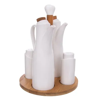 Produktbild von ORION MENAGE-SET Ständer für Salzstreuer Pfefferstreuer Ölflasche Essigflasche