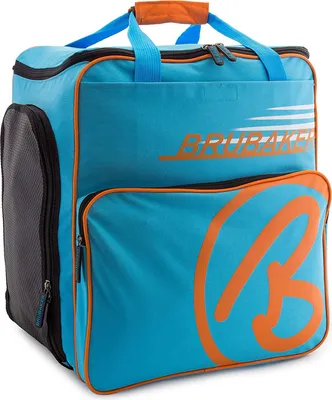 Produktbild von BRUBAKER Skischuhtasche Helmtasche Skischuhrucksack Super Champion Blau Orange