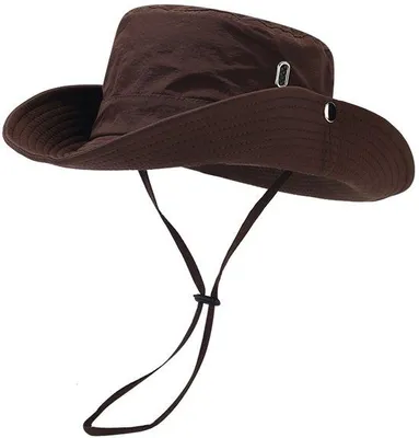 Produktbild von Outdoor-Hut-Universal-Hut für Männer und Frauen, Sonnenhut mit breitem Rand, Wandern, Trekkinghut, Wanderhut, Fischerschutz für Angeln, Jagd, Camping (Hoedomtrek 55-58cm) - Braun