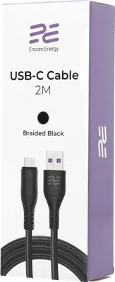 Produktbild von Ladekabel Encore Energy USB-A USB-C Lade- und Datenkabel 200cm