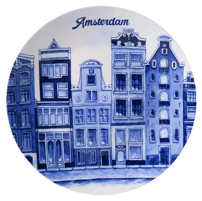 Heinen Delfts Blauw – Frühstücksteller Amsterdam Set mit 2 – Bild 1