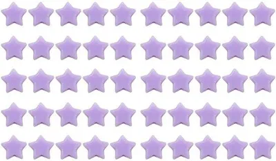 Produktbild von Gehaakte Acryl-Naaldstopper-Set 50 Stück - Stervormig - 1,5 mm - DIY-Naaldminder