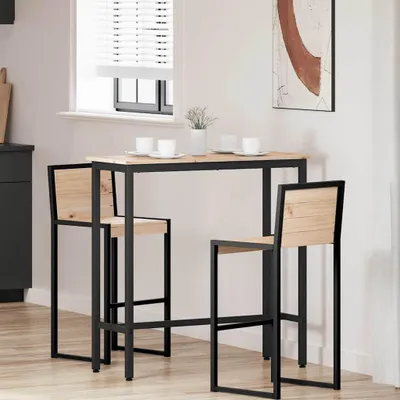 Produktbild von "Schlussverkauf" Tisch 1 PC  - Modernen Stil - Esszimmertisch - Natur 100x40x101 cm Ingenieure Holz und Stahl  C9712