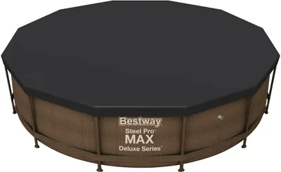 Produktbild von Bestway Flowclear PVC-Abdeckplane Pool Ø 366cm Poolabdeckung 58037