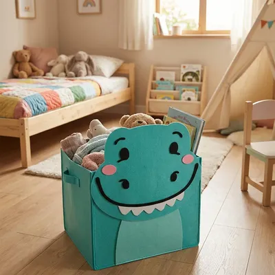 Produktbild von Filz-Aufbewahrungsbox TIER | 40 x 40 x 54 cm