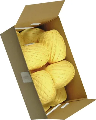 Zdjęcie produktu dla Goldina® 1094 0710 1030 Eiknäuel Raffia - 7 mm x 30 m, gelb