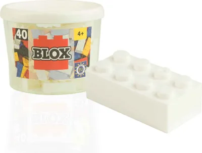 Produktbild von Blox 40 Bausteine Weiß