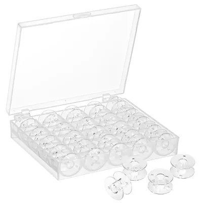 Nähzubehör-Set, 25 Spulen, Kunststoff, 1 Aufbewahrungsbox