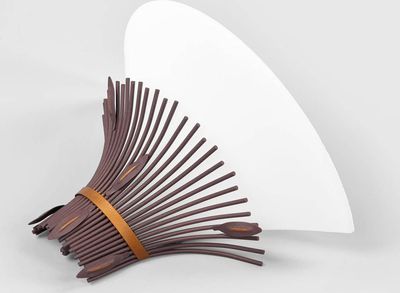Lucide Wandleuchte Canna Wandleuchte Lampe Designerlampe E27 bronze opal-weiß