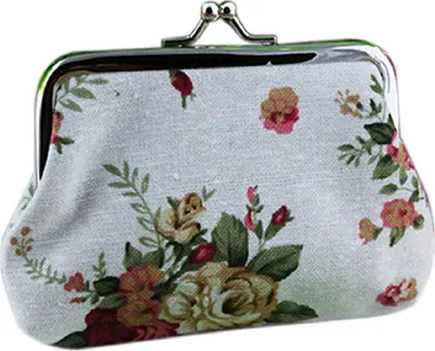 Produktbild von Pocket Wallet Rose Leichte Canvas Kleine kompakte Tasche für Party Blau