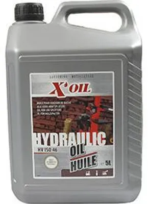 Image de Huile X'oil Hydraulique Hv Iso 46 - Hlp46 - Zs46 En Bidon De 5 Litres Pour Fendeur De Bûche Et Autre.