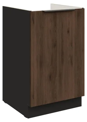 Produktbild von Küchen Spülenunterschrank 50 cm Küche MONZA Okapi Nußbaum Küchenzeile