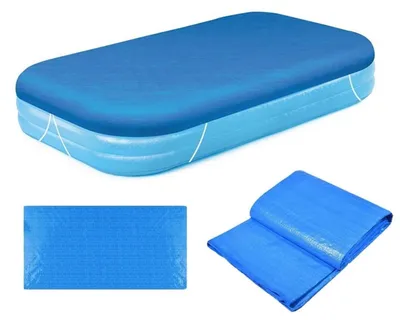 Imagen del producto de Toldo rectangular para piscina, 262x175 cm
