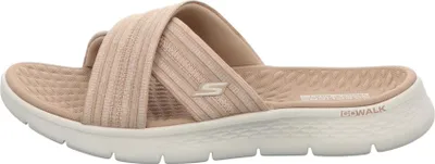 Produktbild von Skechers Damen-Pantolette GO WALK FLEX SANDAL - IMPRESSE Taupe-Beige, Farbe:beige/schlamm, EU Größe:40